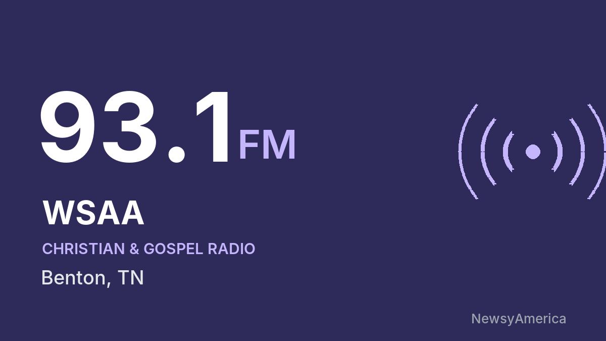 WSAA 93.1 FM – Benton