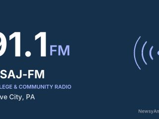 WSAJ-FM 91.1 FM, Grove City, PA