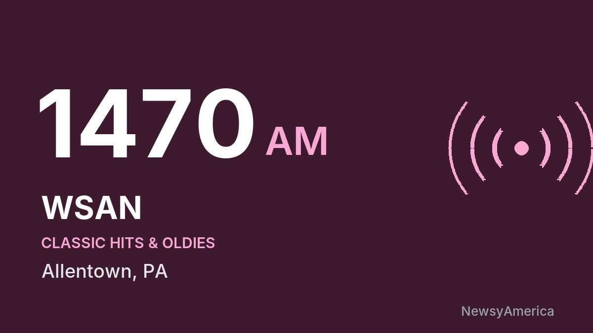 WSAN 1470 AM – Allentown