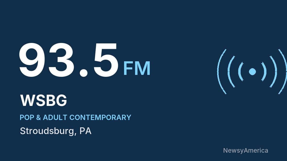 WSBG 93.5 FM – Stroudsburg