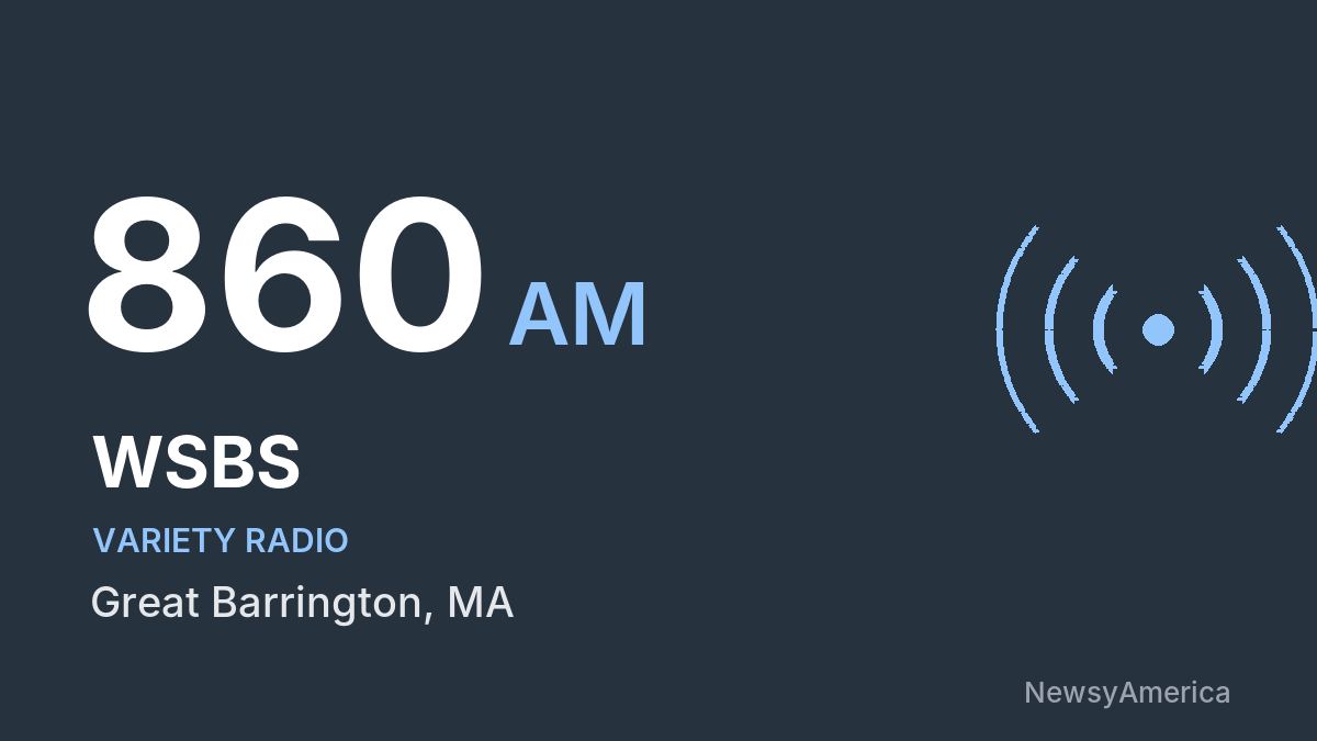 WSBS 860 AM – Great Barrington