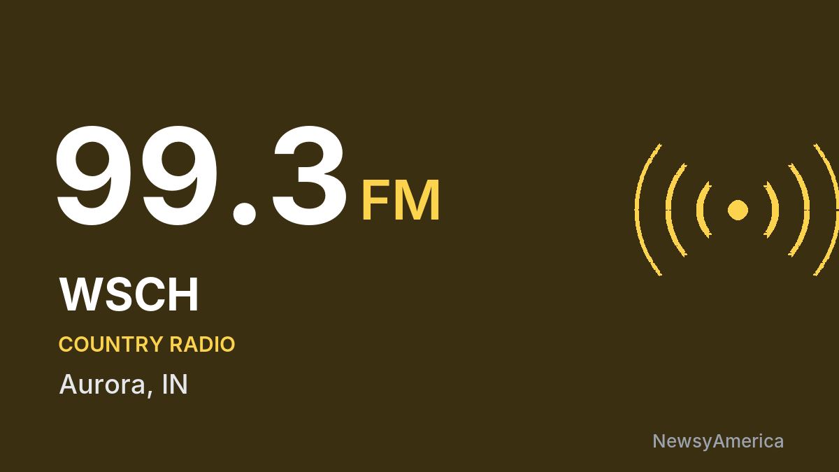 WSCH 99.3 FM – Aurora