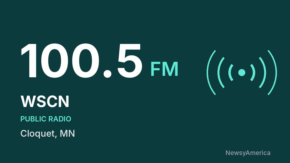 WSCN 100.5 FM – Cloquet