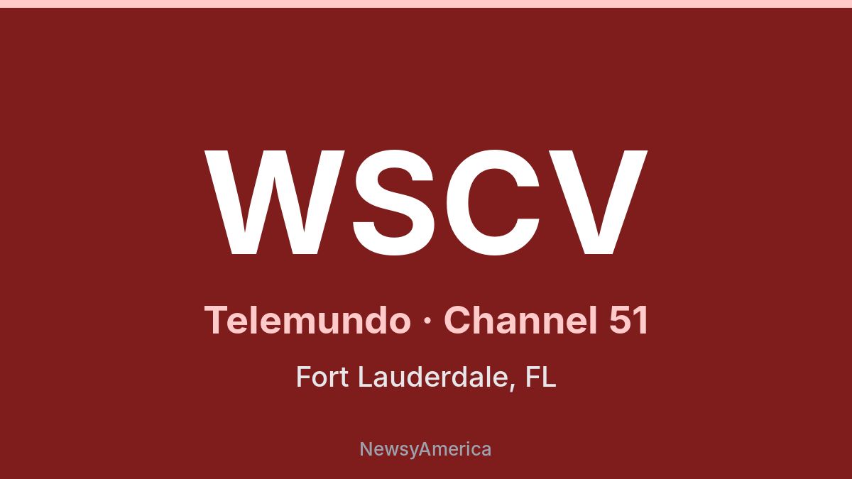 WSCV – Telemundo 51 Miami