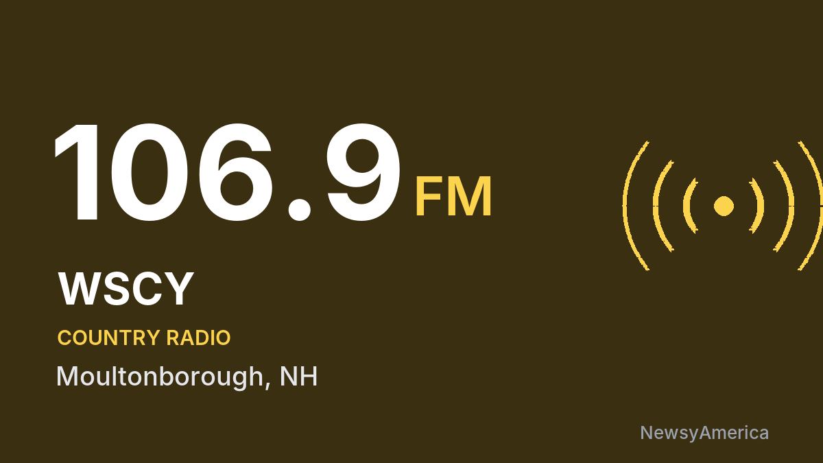 WSCY 106.9 FM – Moultonborough