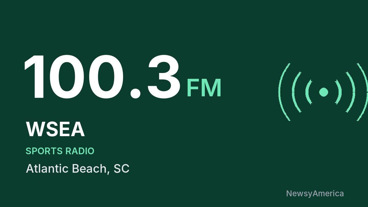 WSEA 100.3 FM – Atlantic Beach