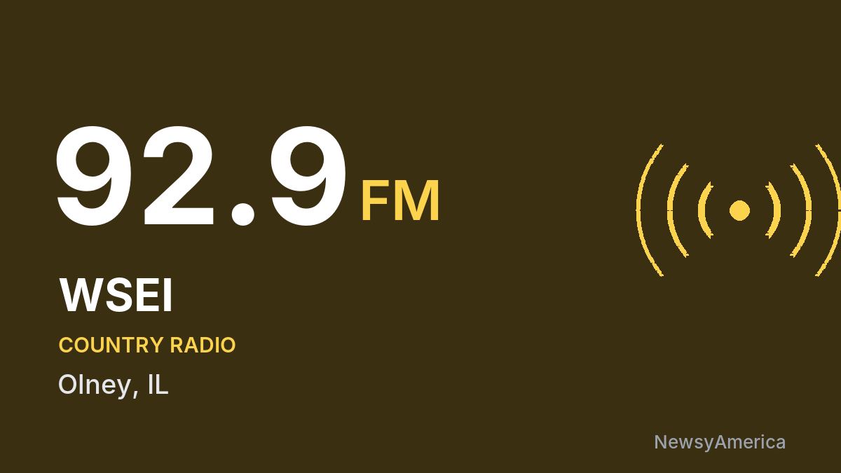 WSEI 92.9 FM – Olney
