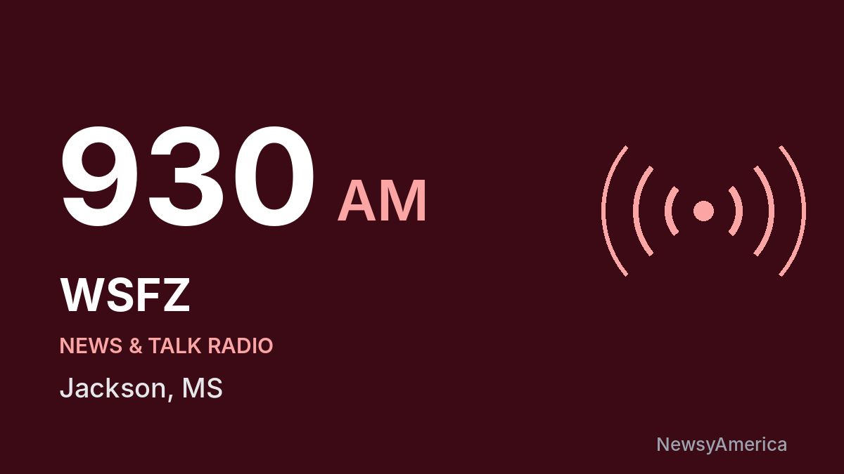 WSFZ 930 AM – Jackson