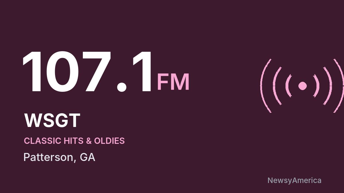 WSGT 107.1 FM – Patterson