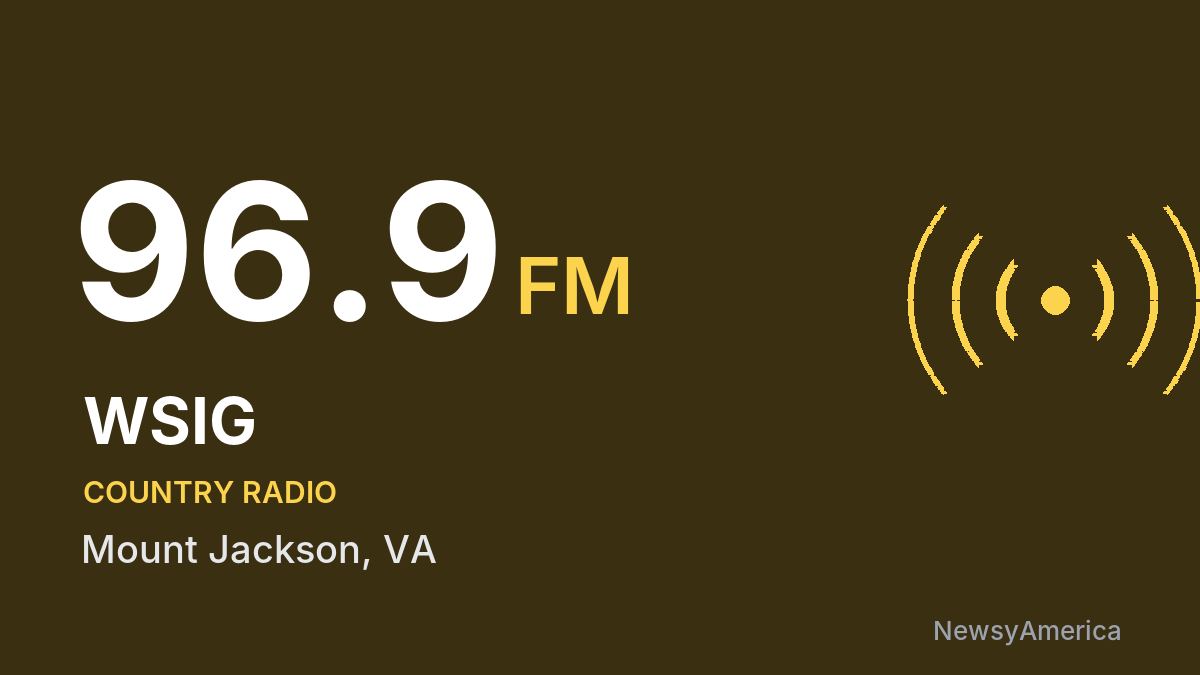 WSIG 96.9 FM – Mount Jackson
