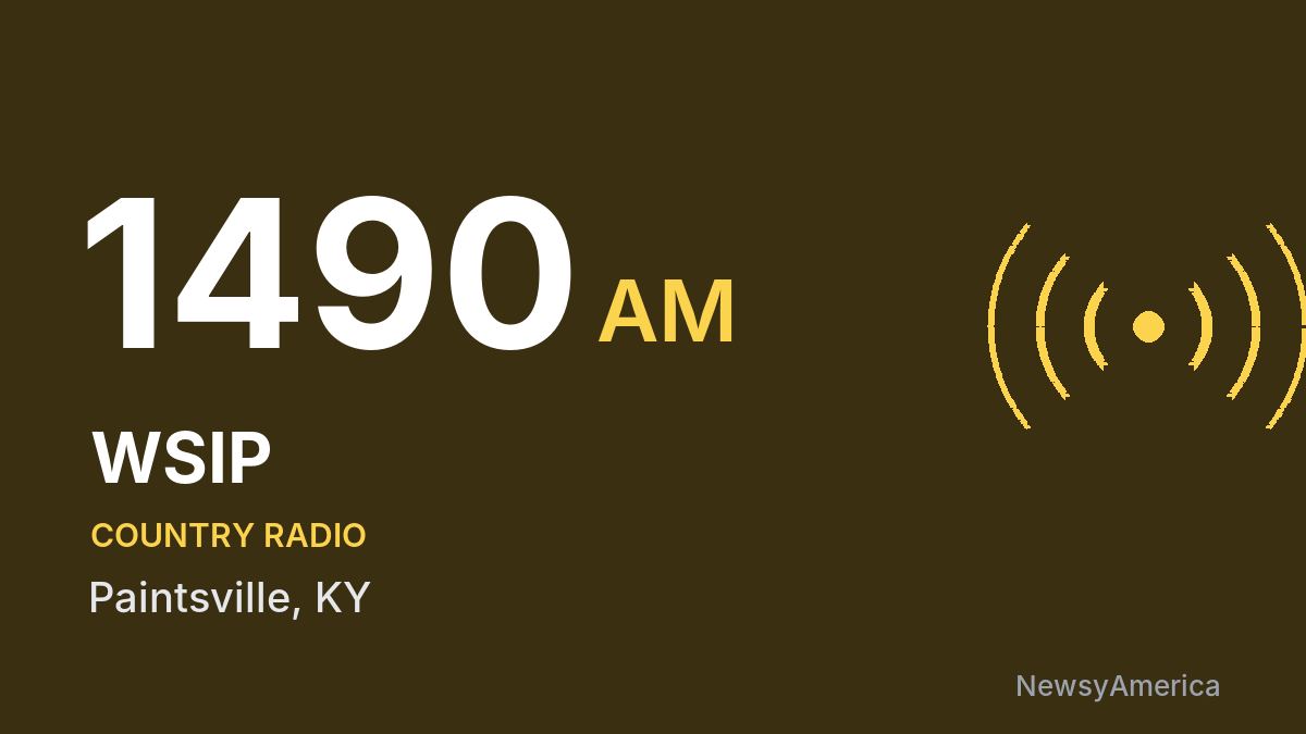 WSIP 1490 AM – Paintsville