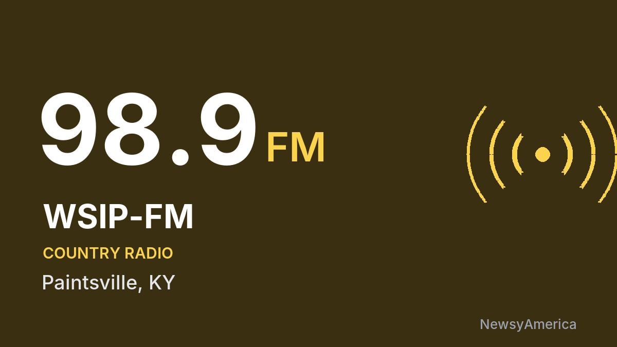 WSIP-FM 98.9 FM – Paintsville