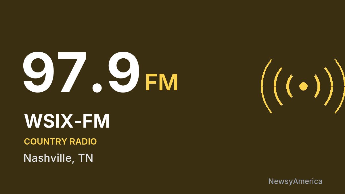WSIX-FM 97.9 FM – Nashville