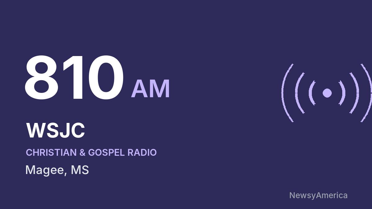 WSJC 810 AM – Magee