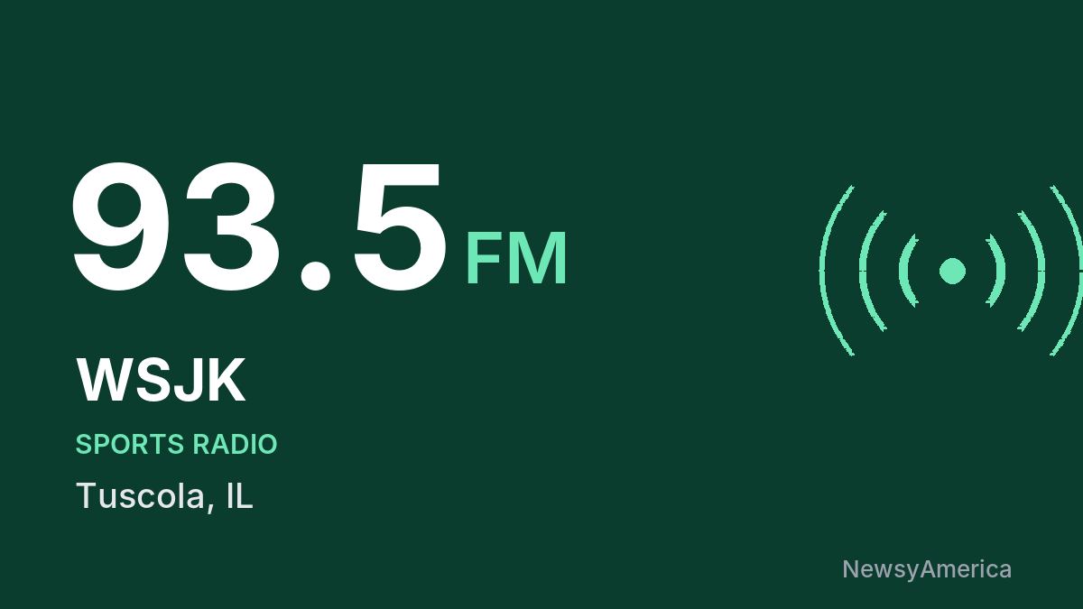 WSJK 93.5 FM – Tuscola