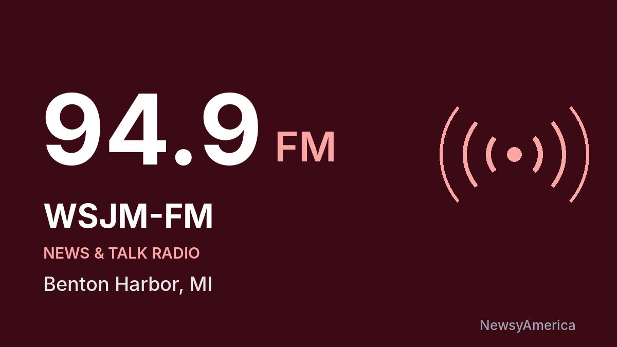 WSJM-FM 94.9 FM – Benton Harbor