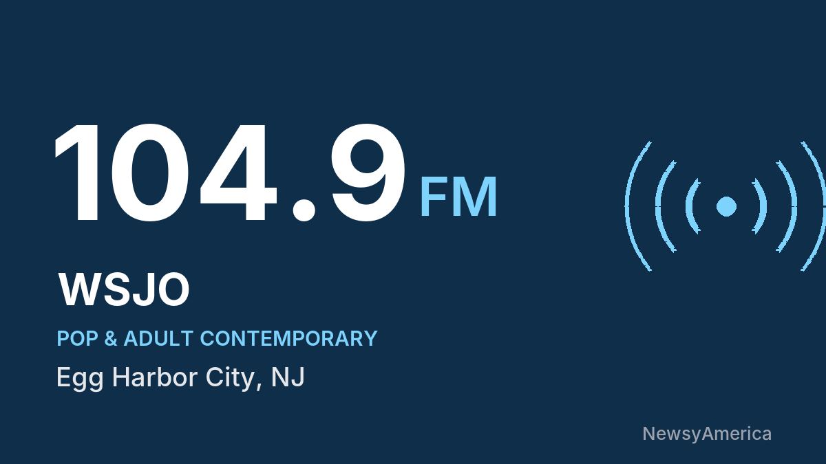 WSJO 104.9 FM – Egg Harbor City