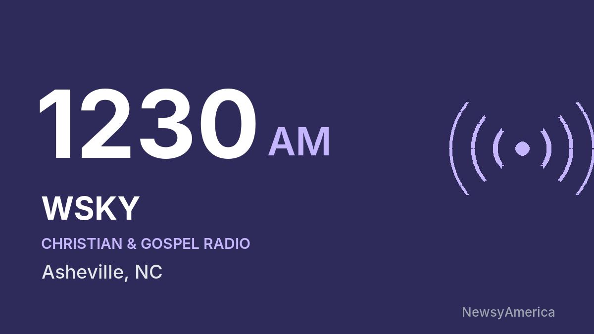 WSKY 1230 AM – Asheville