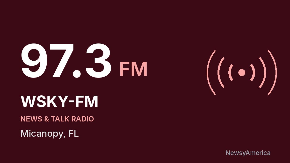 WSKY-FM 97.3 FM – Micanopy