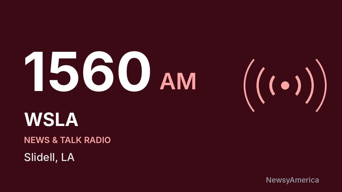 WSLA 1560 AM – Slidell