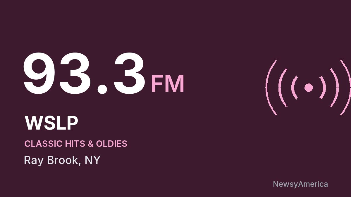 WSLP 93.3 FM – Ray Brook