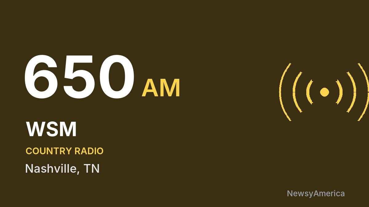 WSM 650 AM – Nashville
