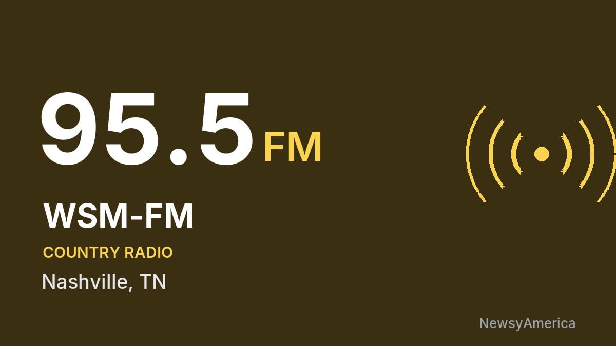 WSM-FM 95.5 FM – Nashville