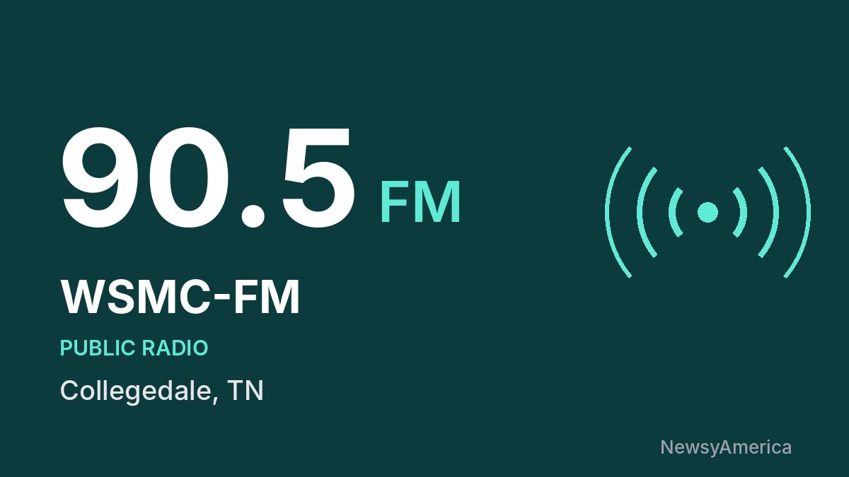 WSMC-FM 90.5 FM – Collegedale