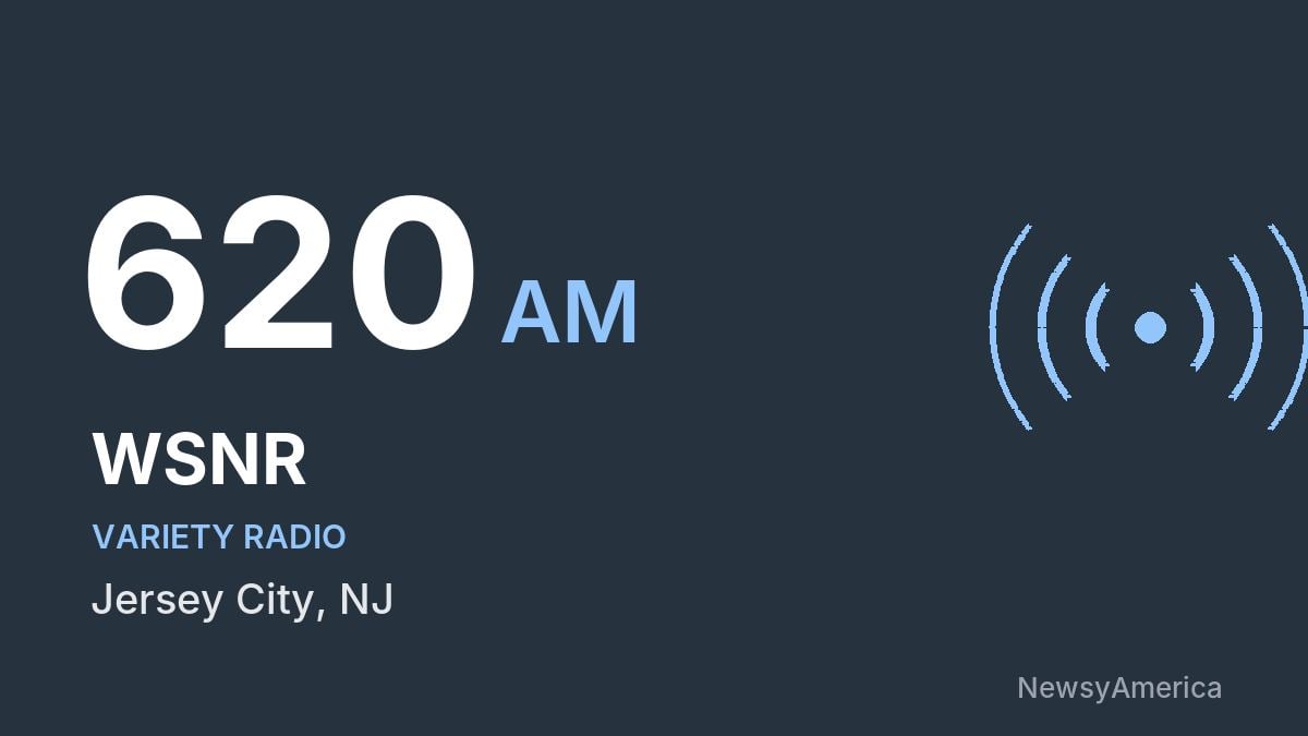 WSNR 620 AM – Jersey City