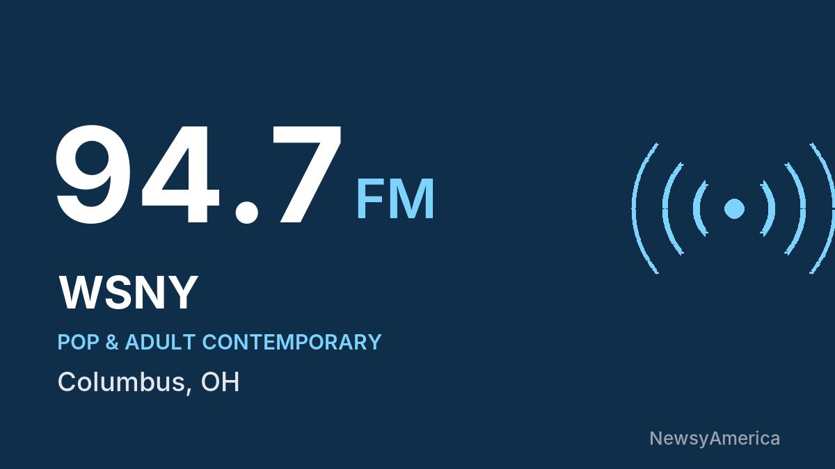 WSNY 94.7 FM – Columbus