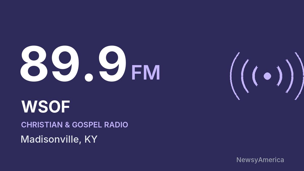 WSOF 89.9 FM – Madisonville