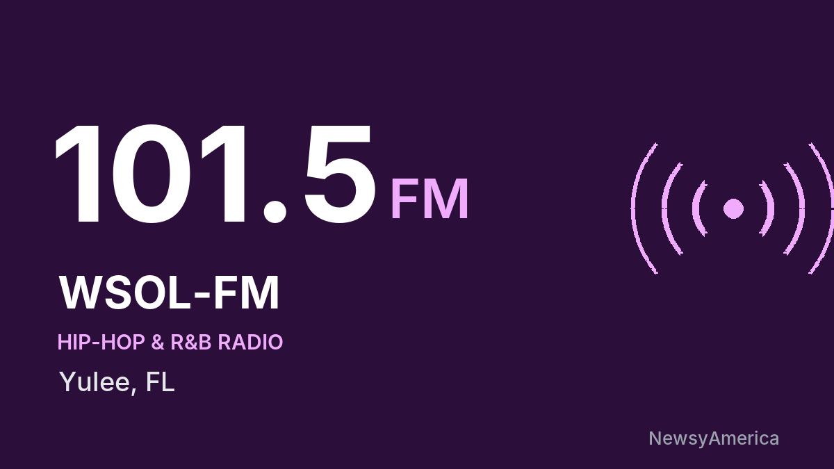 WSOL-FM 101.5 FM – Yulee