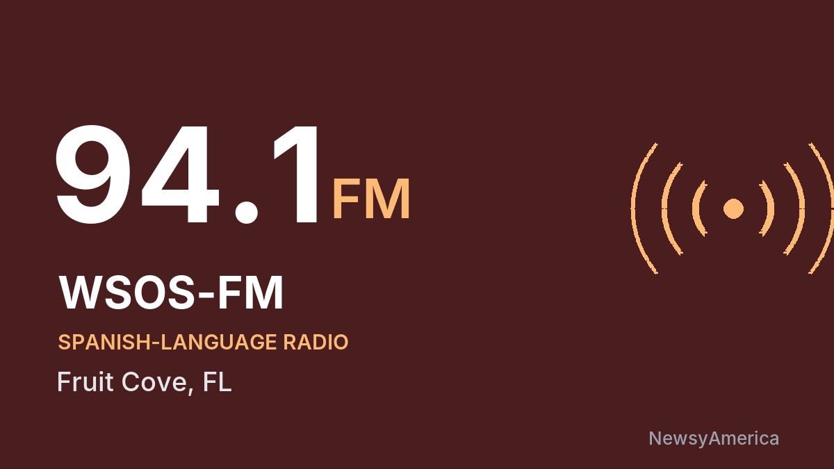 WSOS-FM 94.1 FM – Fruit Cove