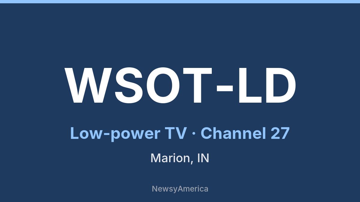 WSOT-LD – Channel 27 Indianapolis