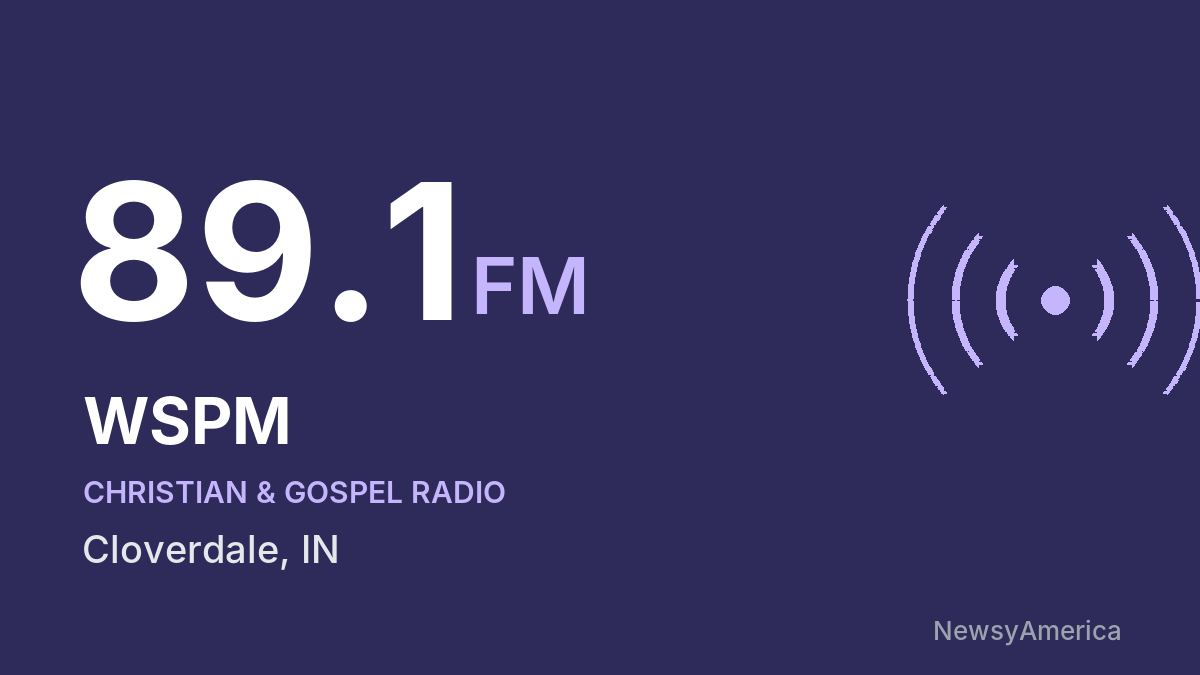 WSPM 89.1 FM – Cloverdale