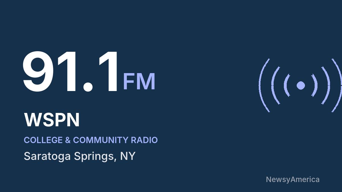 WSPN 91.1 FM – Saratoga Springs