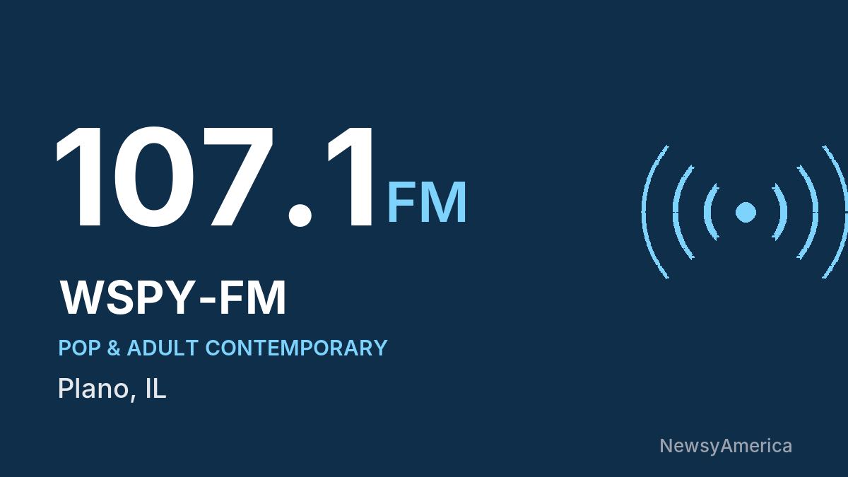 WSPY-FM 107.1 FM – Plano