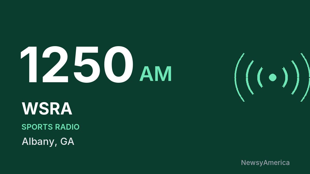 WSRA 1250 AM – Albany