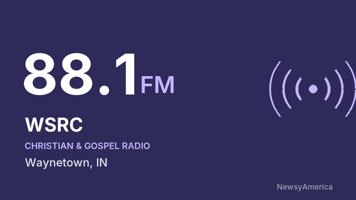 WSRC 88.1 FM – Waynetown