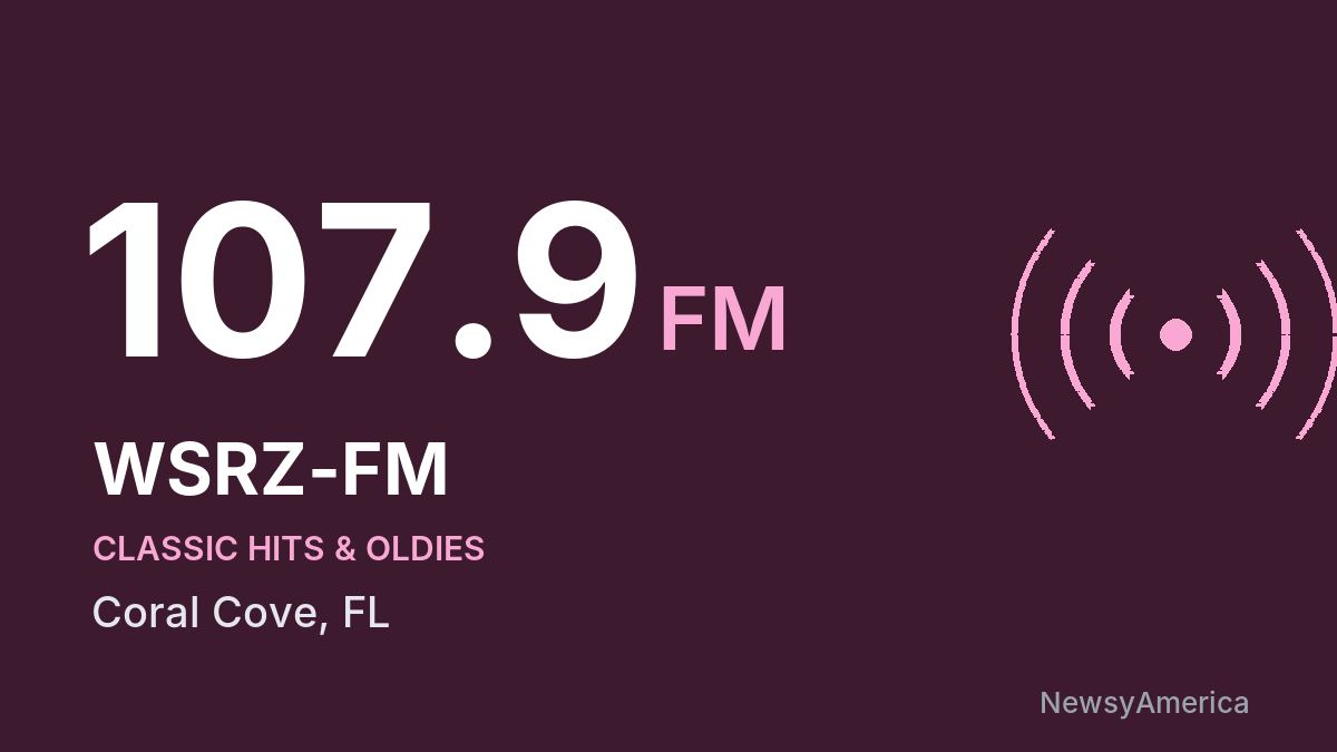 WSRZ-FM 107.9 FM – Coral Cove