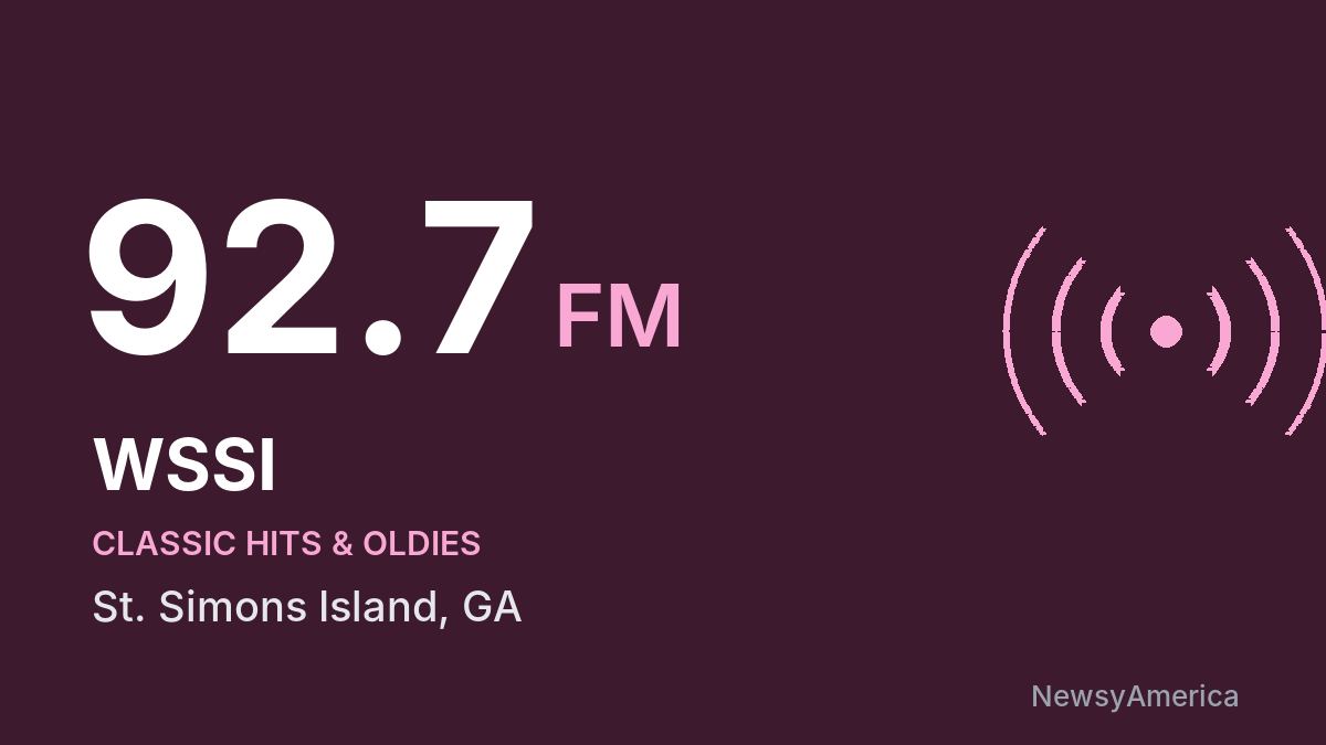 WSSI 92.7 FM – St. Simons Island