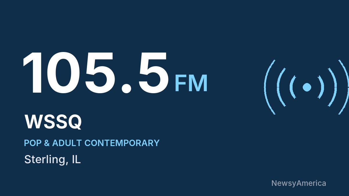 WSSQ 105.5 FM – Sterling