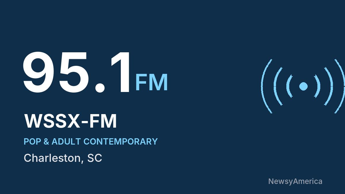 WSSX-FM 95.1 FM – Charleston