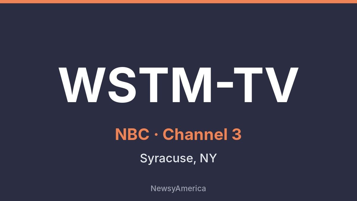 WSTM-TV – NBC 3 Syracuse