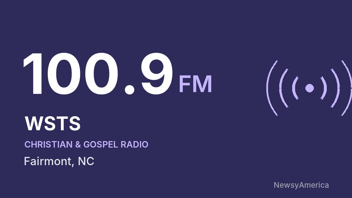 WSTS 100.9 FM – Fairmont