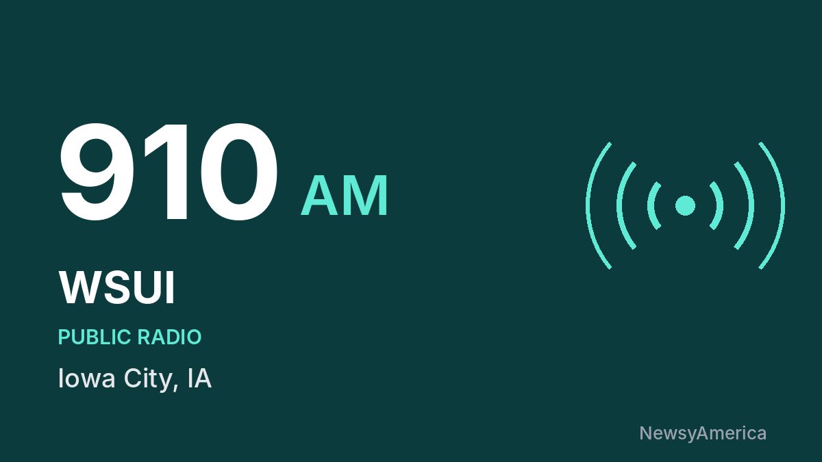WSUI 910 AM – Iowa City