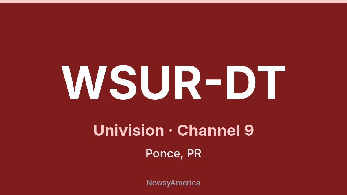 WSUR-DT – Univision 9 Ponce