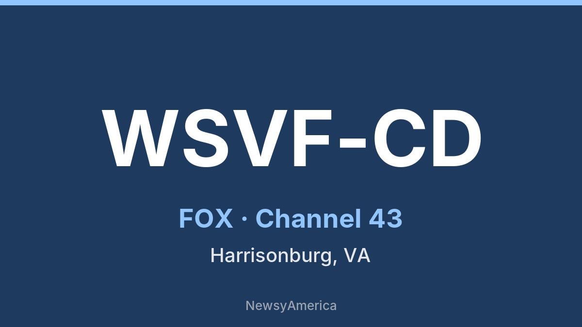 WSVF-CD – FOX 43 Harrisonburg