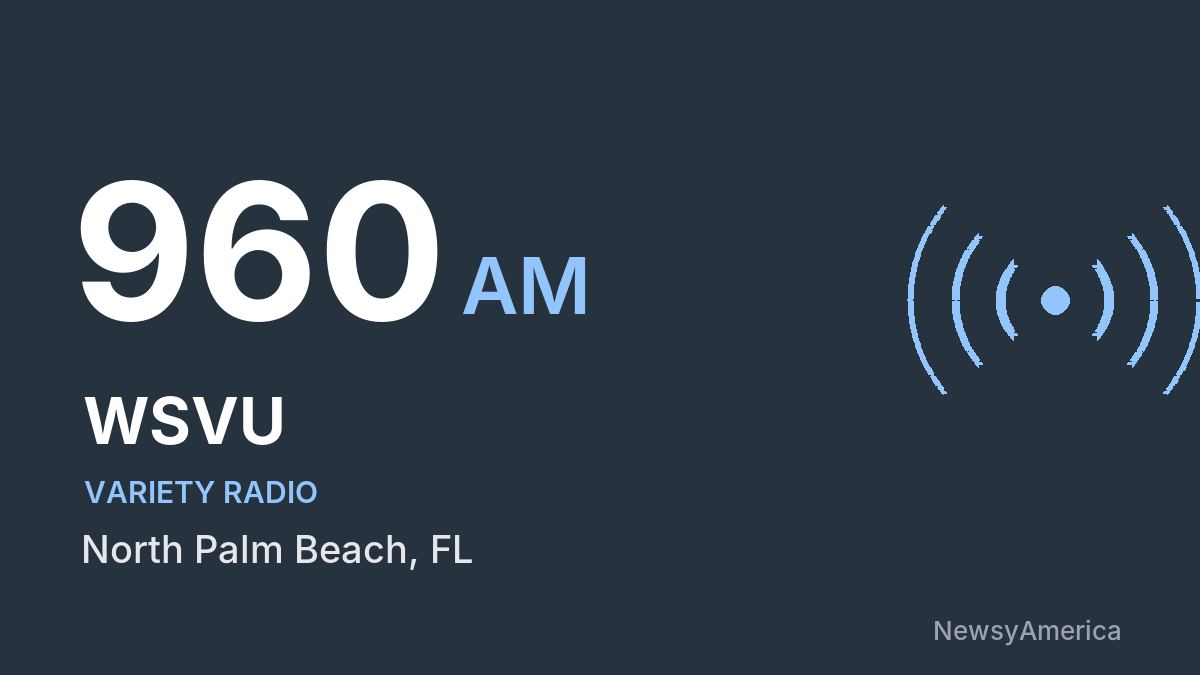 WSVU 960 AM – North Palm Beach