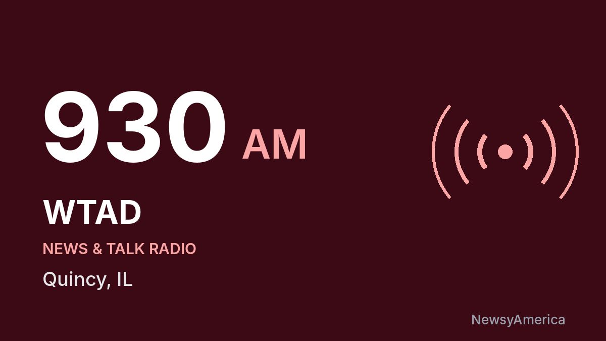 WTAD 930 AM – Quincy
